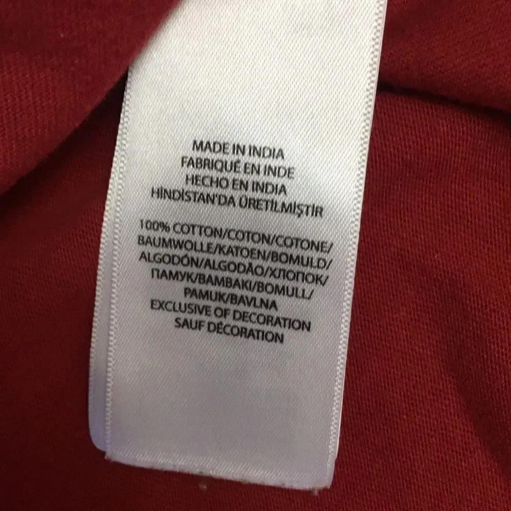 Polo by Ralph Lauren Boys Red and Blue Long Sleeve Hoodie Shirt Size XL (14-16)